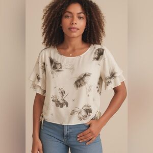 Express Floral Top XS